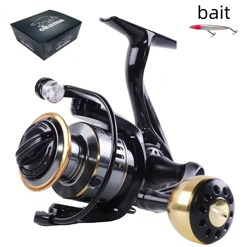 

2024 Okuma HE series rotating fishing reel 2000-7000 high resistance, spinning wheel suitable for various water bodies