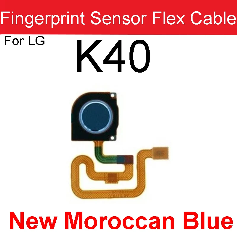 Home Button Finger Print Flex Cable For LG K40 K40S K41S K50 Q60 K50S K51 K51S Fingerprint Sensor Touch Flex Ribbon Replacement