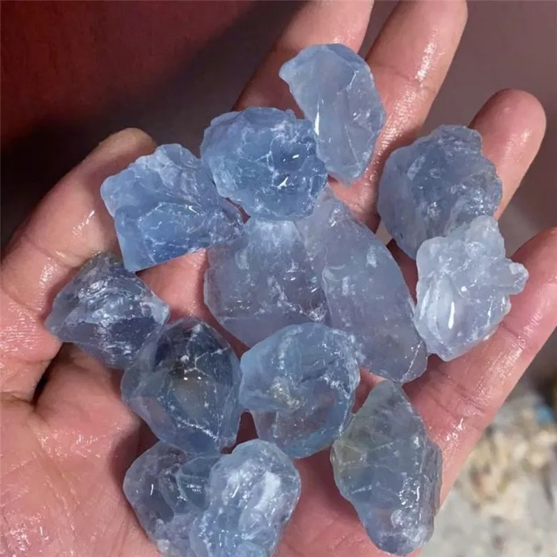 1000g natural crystal blue crystalmineral specimen for home decoration