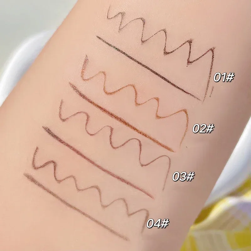 قلم تحديد العيون ناعم جدًا وطويل الأمد وسريع الجفاف ومقاوم للماء، مناسب للمبتدئين والفتيات هدايا العطلات