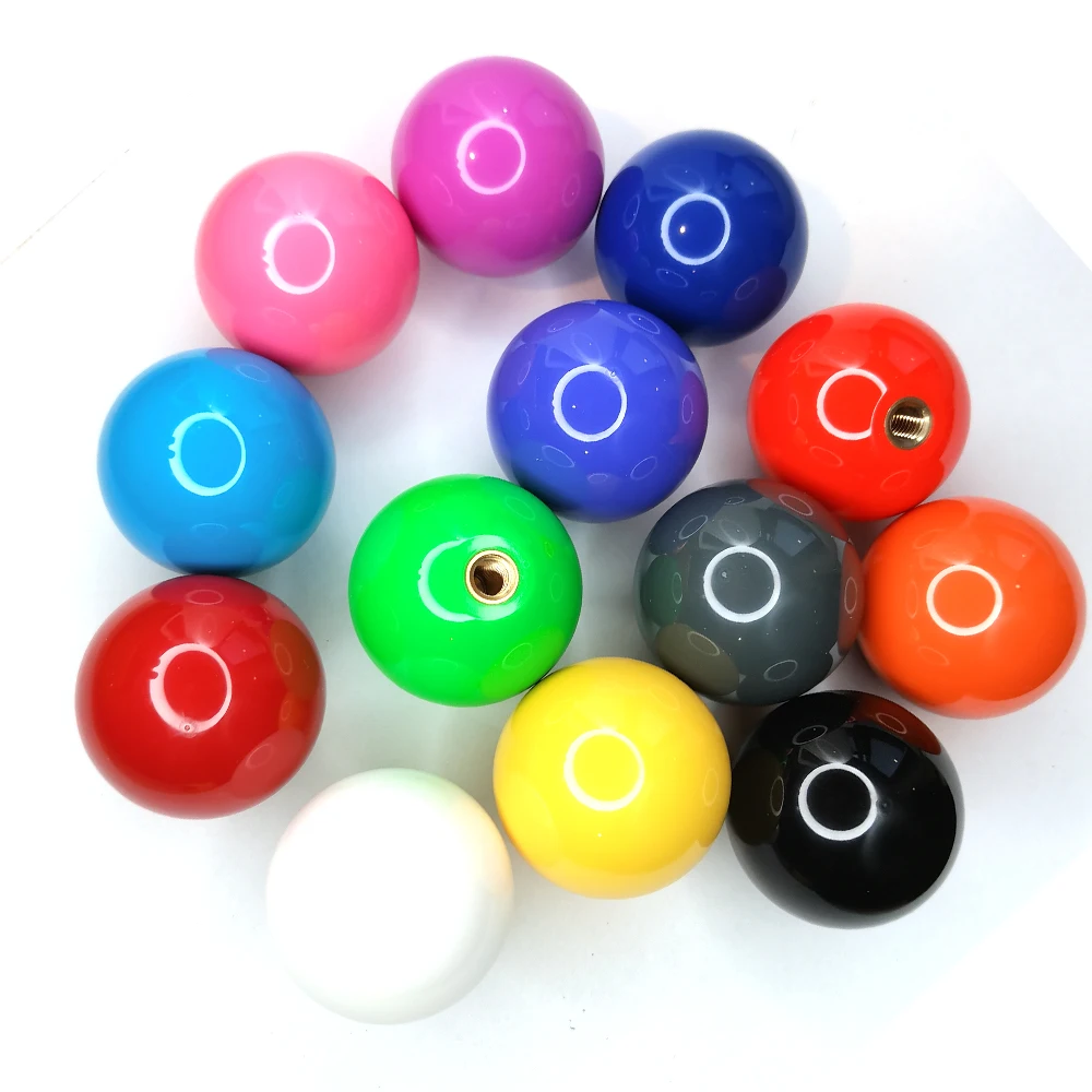 2PCS Ball Bat Top Head Round Oval Knob For Arcade Stick Sanwa Zippy Joystick Command Zero Delay Board Game Vending Machine Parts
