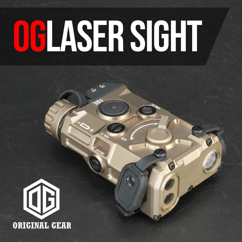 

Airsoft Tacitcal OGLaser Sight With IR Laser/Flashlight LED Light And Red/Green/Blue Laser Pointer Made of Metal CNC