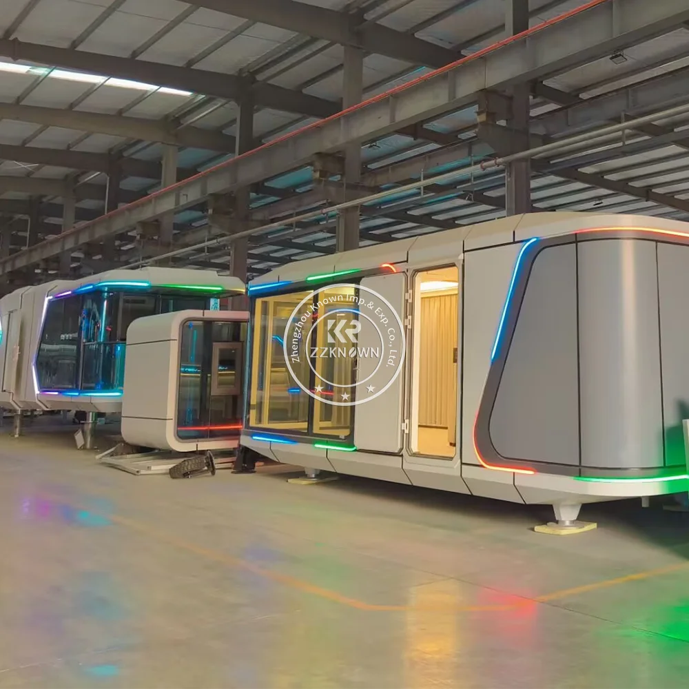 Prefabricated Mobile Housing Tiny Capsule Prefab Houses Container Resort Camping Business Space Capsule House