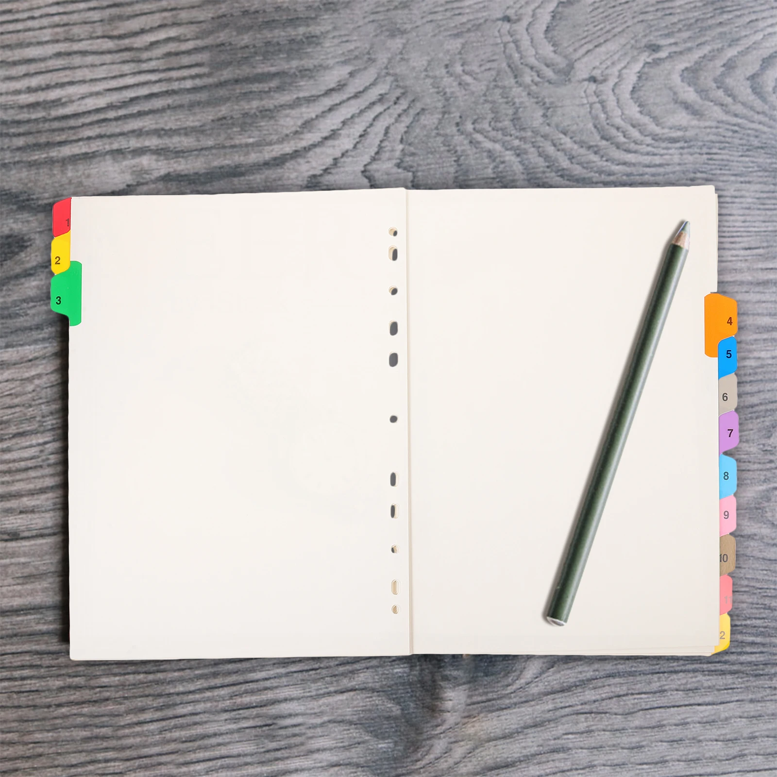 

1 шт., разделители для переплета, цветные пластиковые вкладки для отрывных листов, органайзер для ноутбуков, индексный разделитель, маркер для страниц, перфорированные вкладки для блокнота