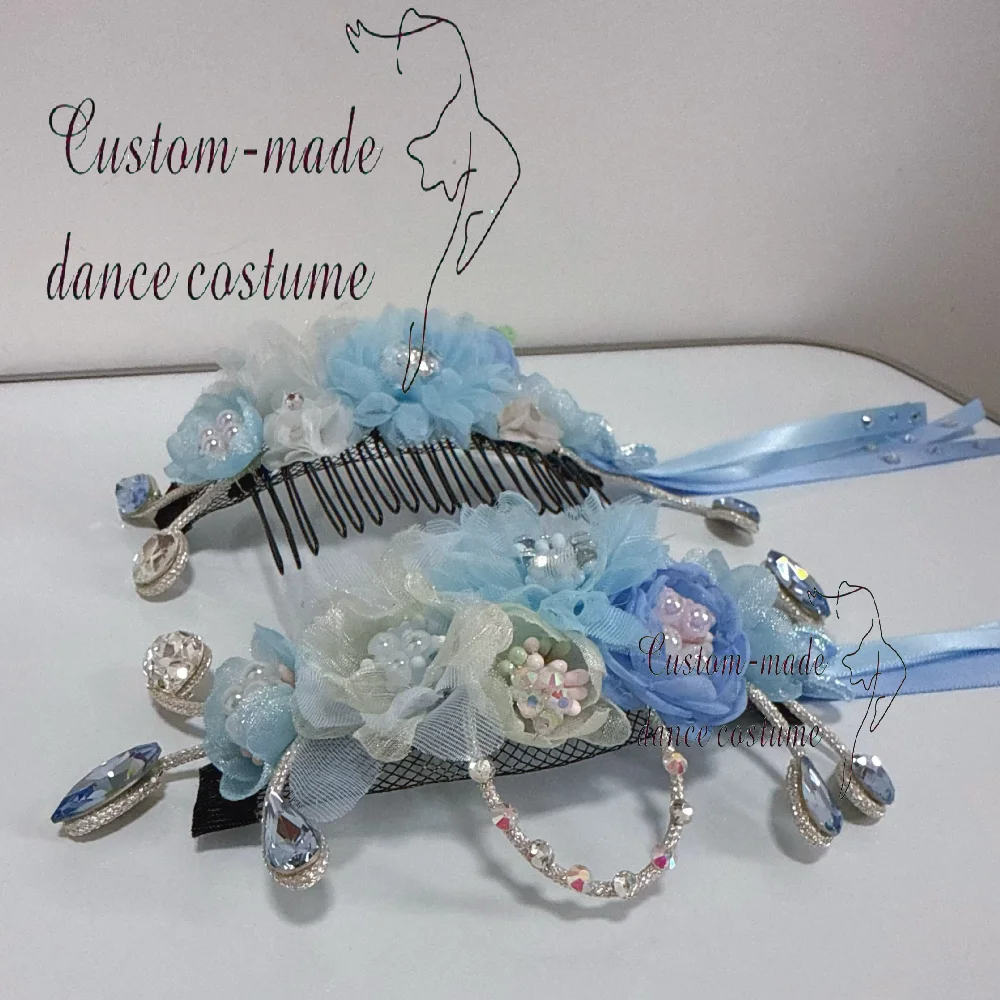 إكليل غطاء رأس الباليه، ابنة غابرييلا غير المحتملة تتجذب بأغطية الرأس الزهرية.