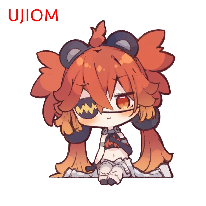 UJIOM Kawaii Koleda Belobog Gaming Wall Sticker Zenless Zone Zero Light Switch Scratch-Resistant Vinyl Decal Cartoon Home Decor