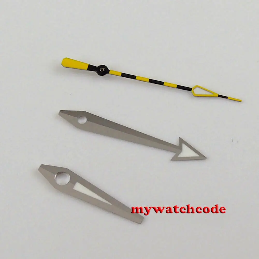 Luminous blue silver hand watch hand fit Japan NH35 NH36 4r35 Miyota 8215 2813 3804 movement