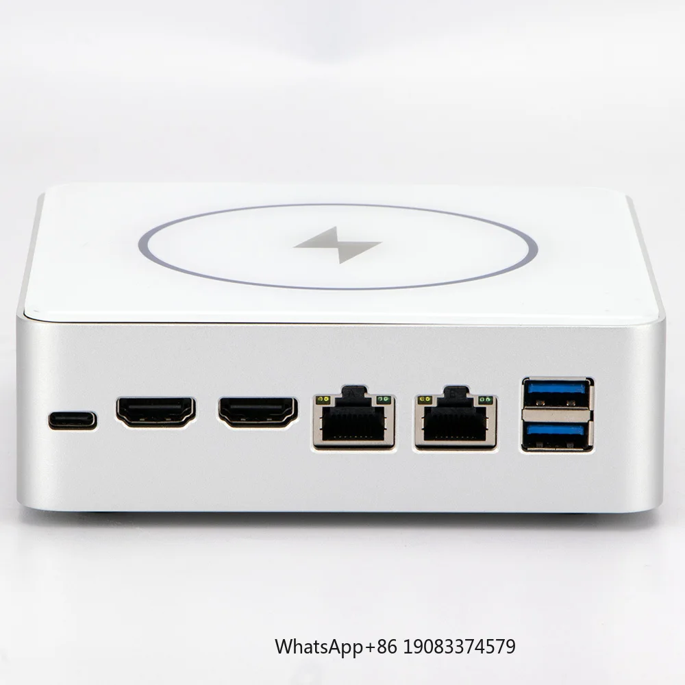 

High Quality N100 N200 Quad Core Dual Lan Dual HD DDR4 8GB RAM 256GB SSD Mini Desktop PC