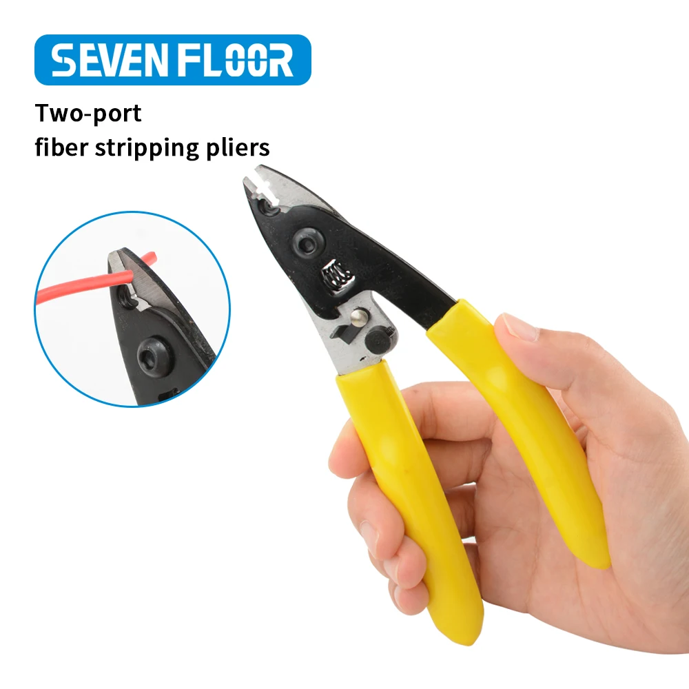 Practical  Clamp Fiber Stripping Pliers Fiber Stripper  Cable Stripping Tools Fiber Cutting Wire Strip for 250um-300um