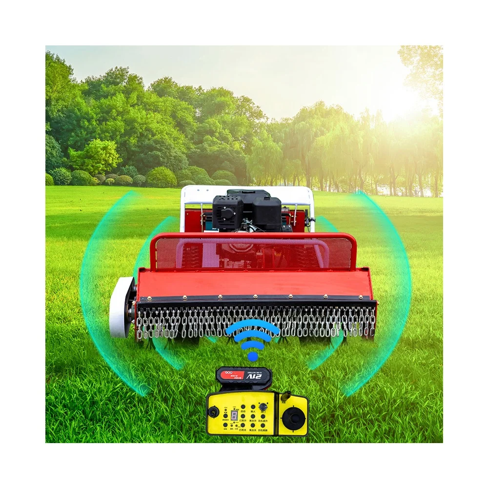 Tondeuse télécommandée longue Distance tout Terrain Mini tondeuse à gazon robotique