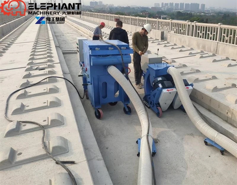 Self-propelled Shot Blaster Electric Drive Stable Performance for Large Area Road Roughening Work