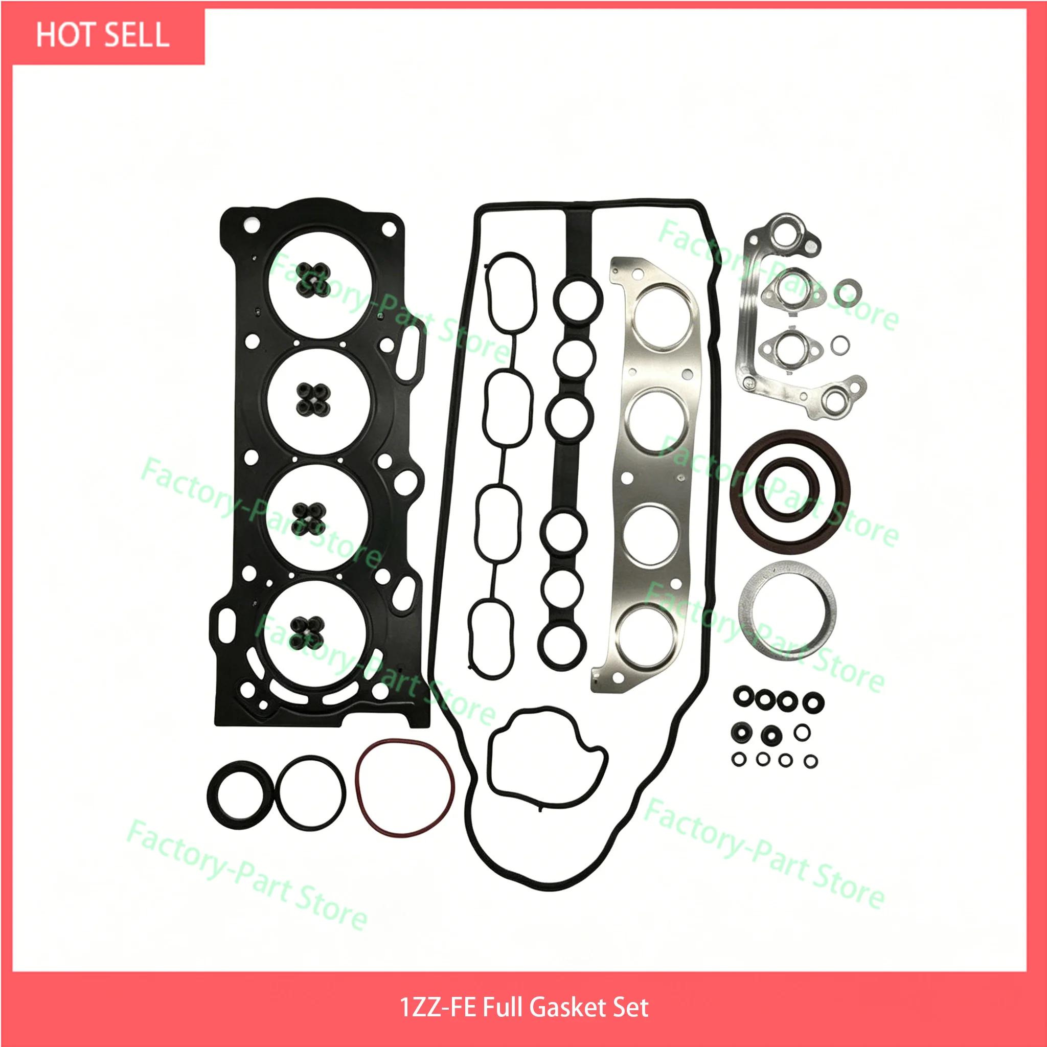 

1ZZ-FE Full Gasket Kit Set For Toyota Corolla 1 RAV-4 Cylinder Head Gasket 04111-22152 04111-0D152 Overhaul Rebuild Kit