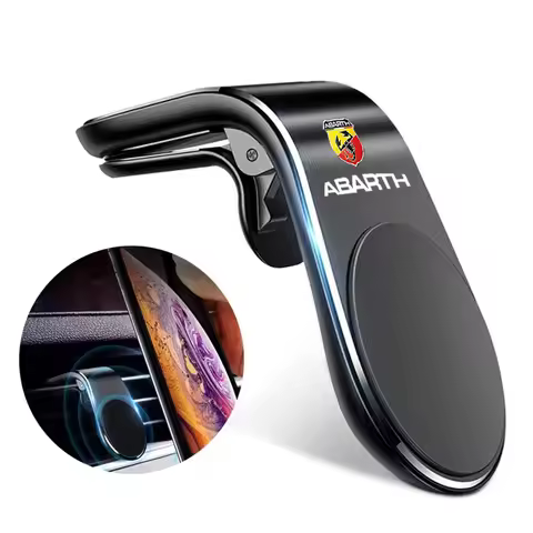Magnetic Car Phone Holder Metal Stand Accessories For FIAT Abarth Panda Ducato Tipo Stilo Palio Bravo Doblo Fiorino UNO Punto