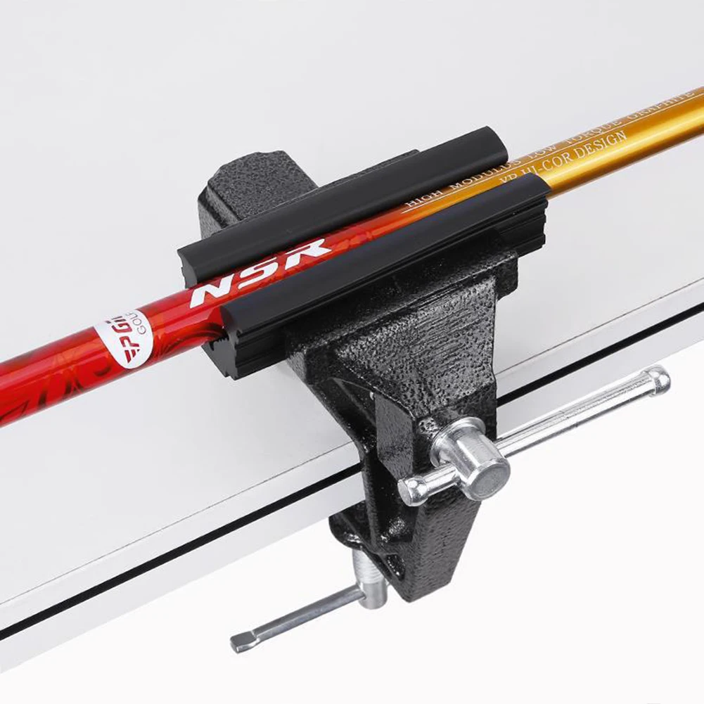 

Инструмент для замены ручки для гольфа, настольный зажим, многофункциональные настольные тиски, быстрая регулировка, литые стальные тиски для клюшки для гольфа, инструмент