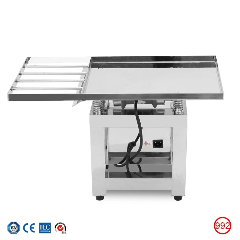 NP-992 آلة هزاز الشوكولاتة العمودية لمتجر الحلوى ومعالجة الشوكولاتة وفحص الشوكولاتة