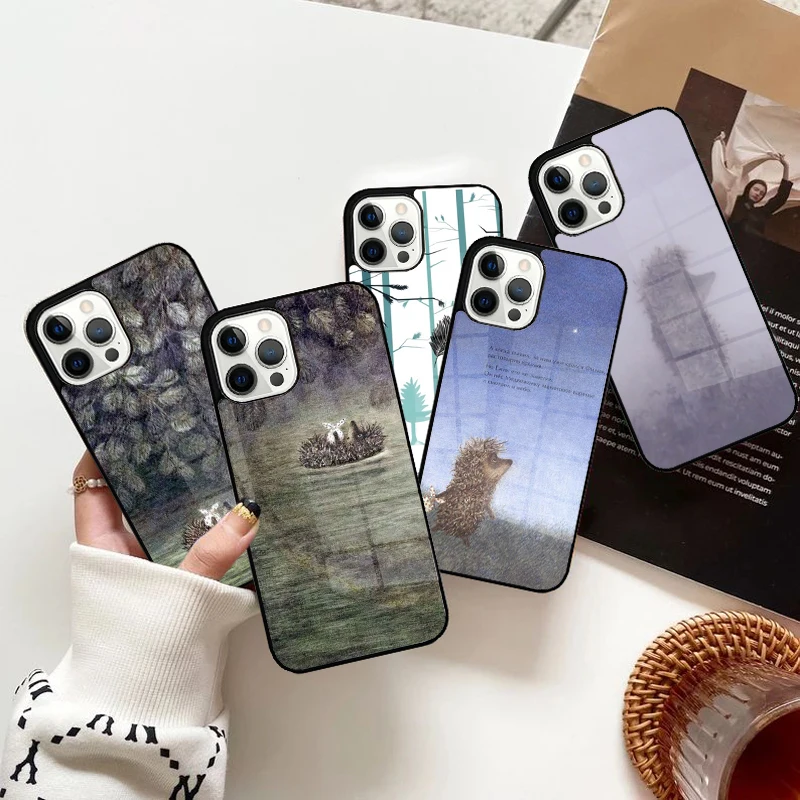 Hedgehog in the Fog Phone Case Strong Magnetic for iPhone 15 16 14 13 Pro Max 11 12 Mini Magsafe Wireless Charging Cover