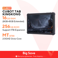 Cubot TAB KINGKONG, Rugged Tablet Android 13, IP68 Waterproof, 16GB RAM(8GB+8GB Extended), 256GB ROM, 10600mAh,10.1\