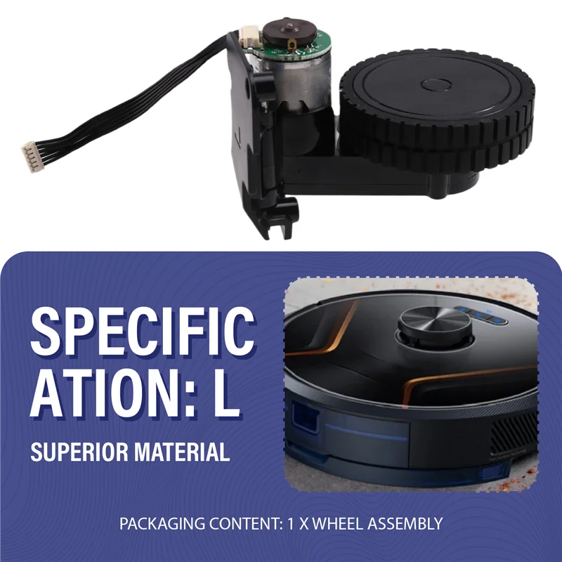 ABUD-เปลี่ยนล้อมอเตอร์สําหรับ Eufy Robovac R500/15C/G10/25C/30C/35C/11S อะไหล่เครื่องดูดฝุ่น