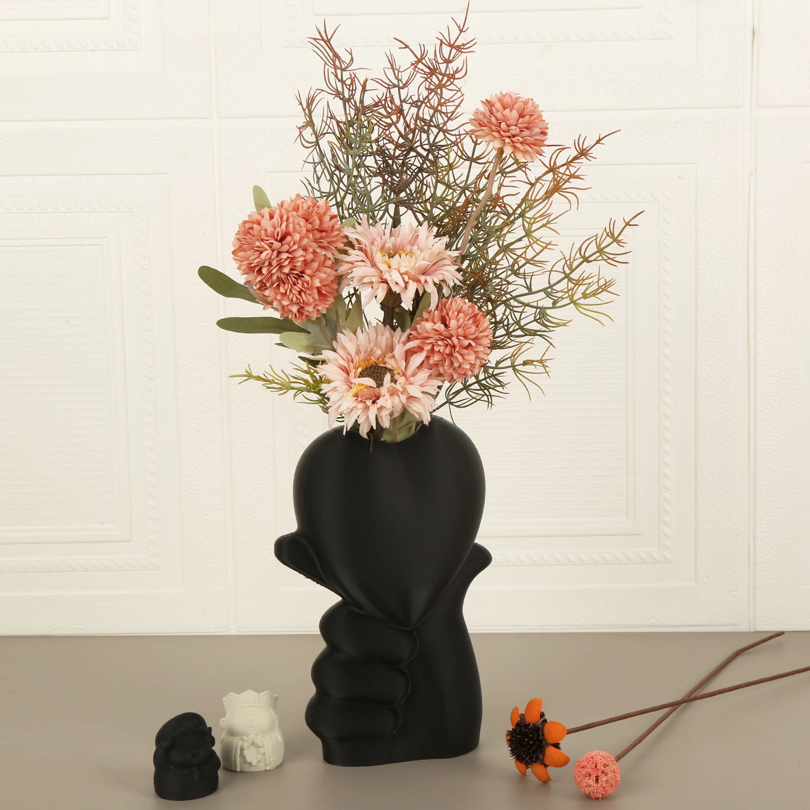 Resin Art Table Top - Vaso Decorativo de Resina em Formato