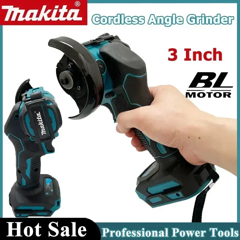 2026 Makita Cordless Angle Grinder 3 Inch Angle Grinder Cordless 3 Inch Electirc CUT OFF Tool Cutting Circular Saw Power Tool