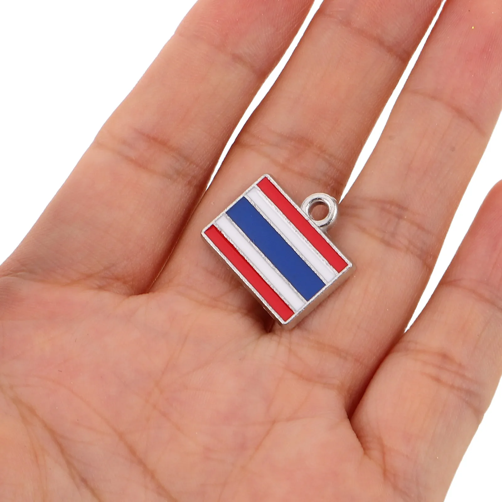 

20Pcs Country Flag Charms Metal Hanging Charm Necklace Pendants Jewelry Making Supplies Country Flag Charms Metal Hanging Charm