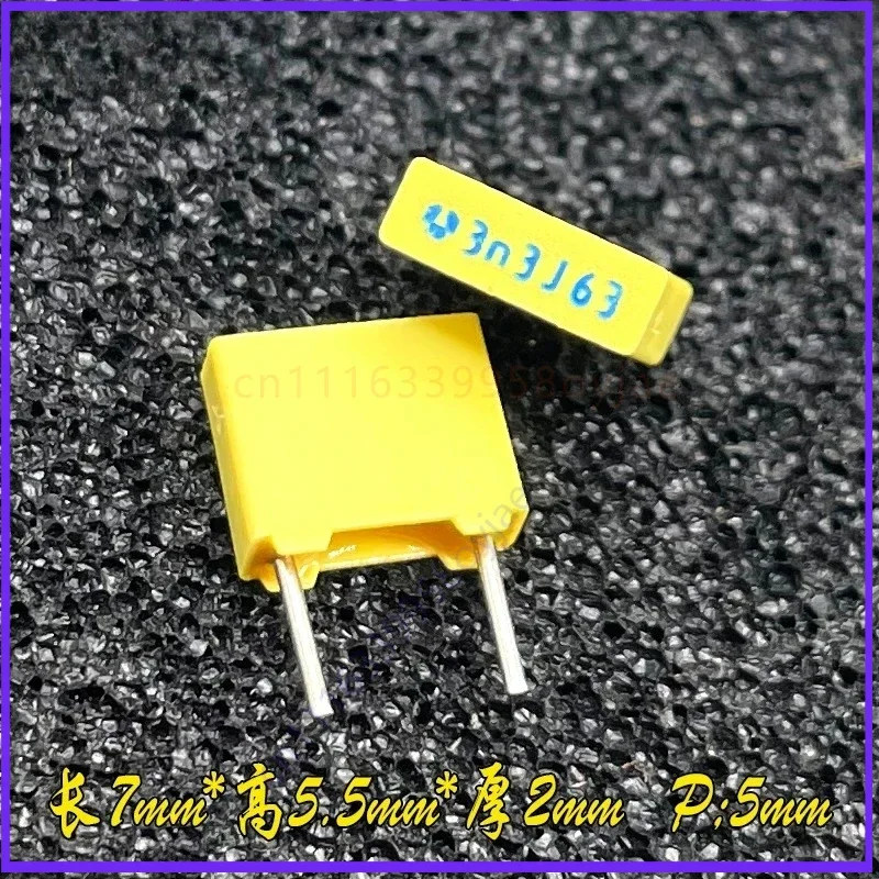 Audio for France TPC Thomson MKP Capacitor 332 3.3nF 3300pF 63V 100V Copper Lead   200pcs