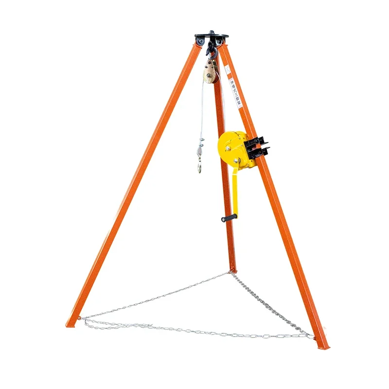 Rescue repair Small retractable lifting tripod tripod bracket