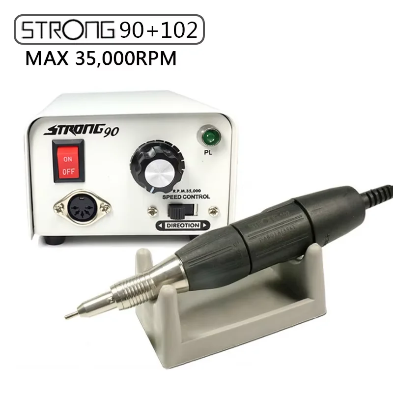 Wholesale Strong 90 Surgical Polishing Machine Portable Dental Electric Handpiece Motor 35000rpm Laboratory Polishing