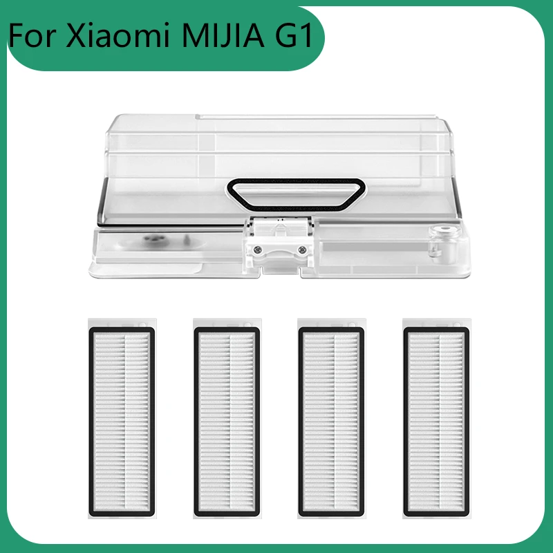 Replaceable Accessories For Xiaomi Mijia G1 Spare Parts Robot Vacuum Cleaner Mop Two-in-one Dust Box Water Tank Kit Smart Home