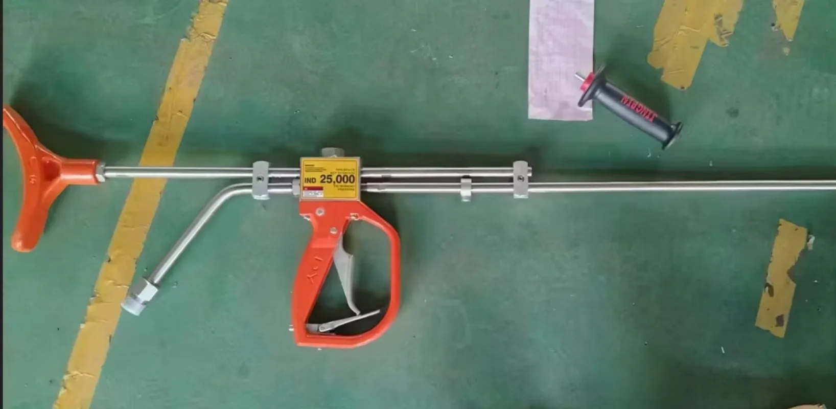 Versatile High Quality UHP Water Blasting Paint Cleaning Machine Parts 2500Bar Hand Control Trigger Hand