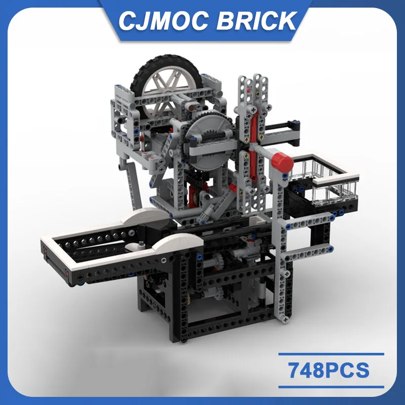 MOC 748pcs GBC Building Blocks Electric Oldham Coupling Model DIY Bricks Technology Creative Assembly Toys For Kid