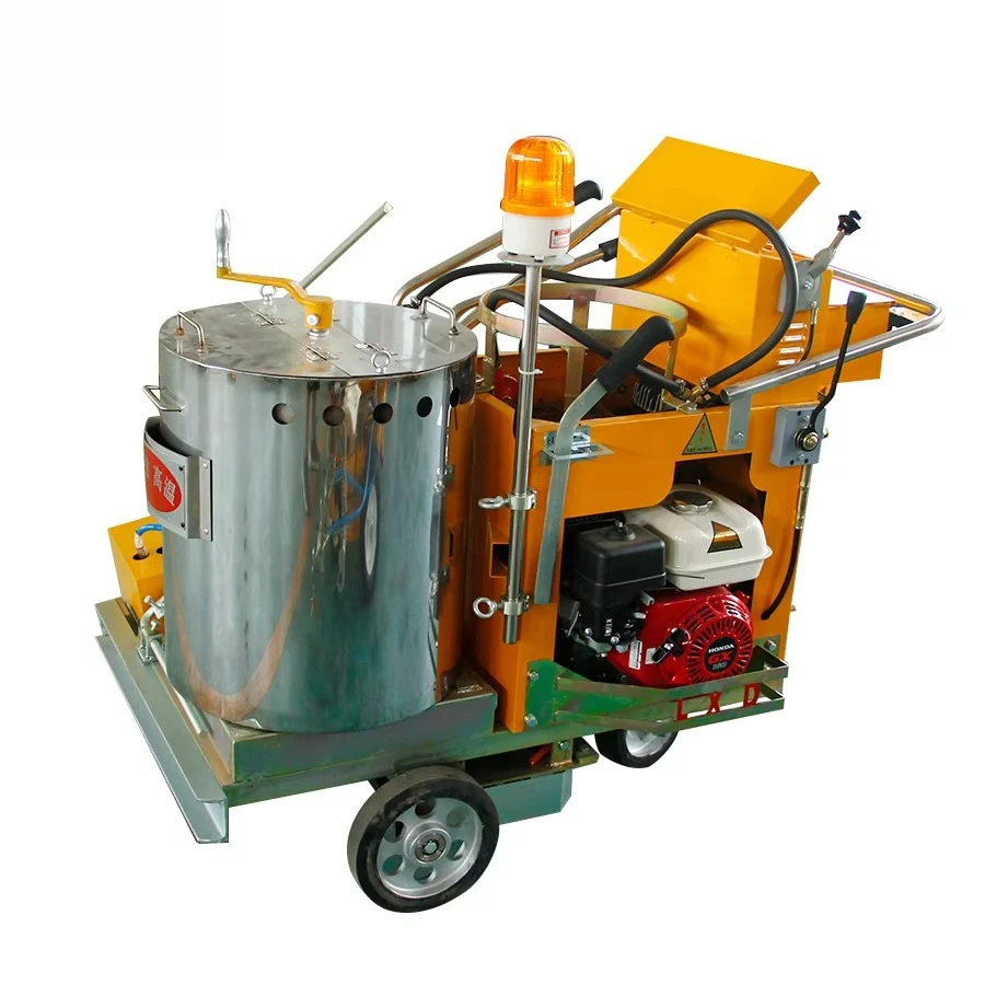 Professional Small Type Hot Melt Spraying Thermoplastic Road Marking Paint Machine Manufacture Road Marking Machines