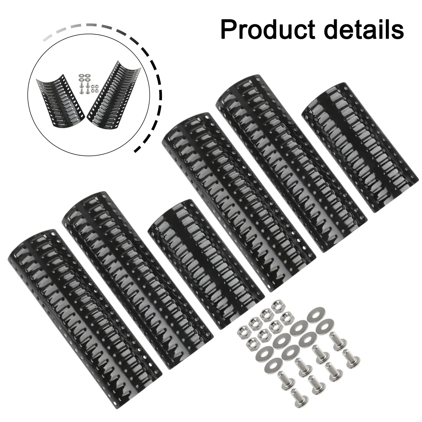 

Регулируемые аксессуары для духовки из нержавеющей стали, удлиненные от 30,48 см до 76,2 см, сверхмощный фарфоровый нагревательный экран для газовых грилей