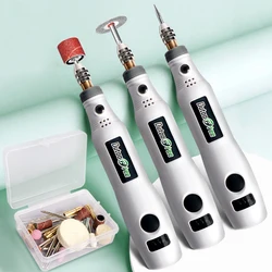 USB Cordless Engraving Pen Woodworking DIY Rotary Tool Kit For Jewelry Metal Glass Mini Wireless Drill Variable Speed