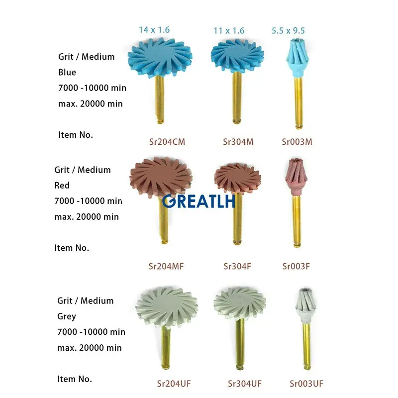 Dental Composite Resin Polishing Disc Kit Spiral Flex Brush Burs Diamond System RA Disc