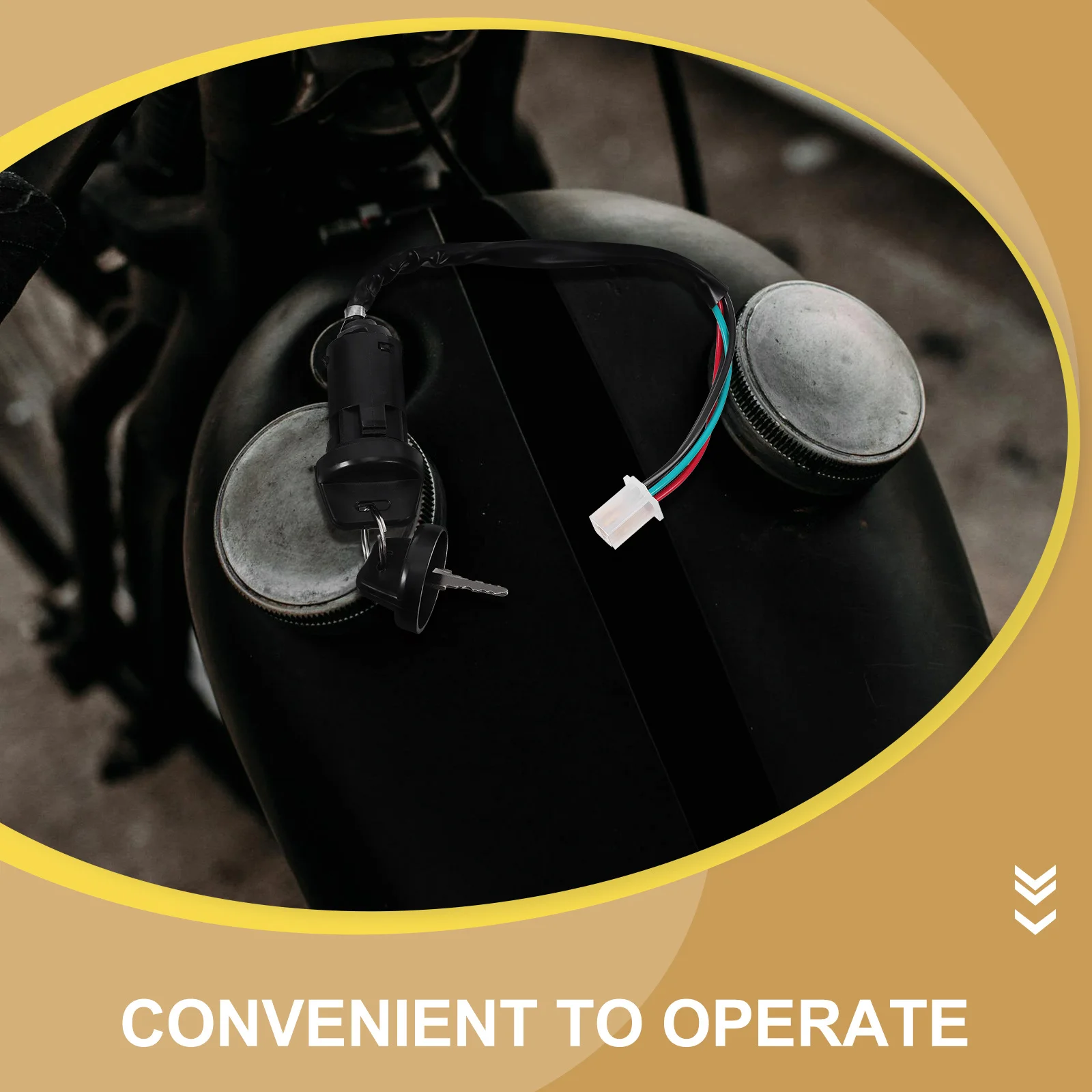 

Starter Ignition Switch Replacement Universal Motorcycle Atv Scooter Keyed Start Switch For Vehicle