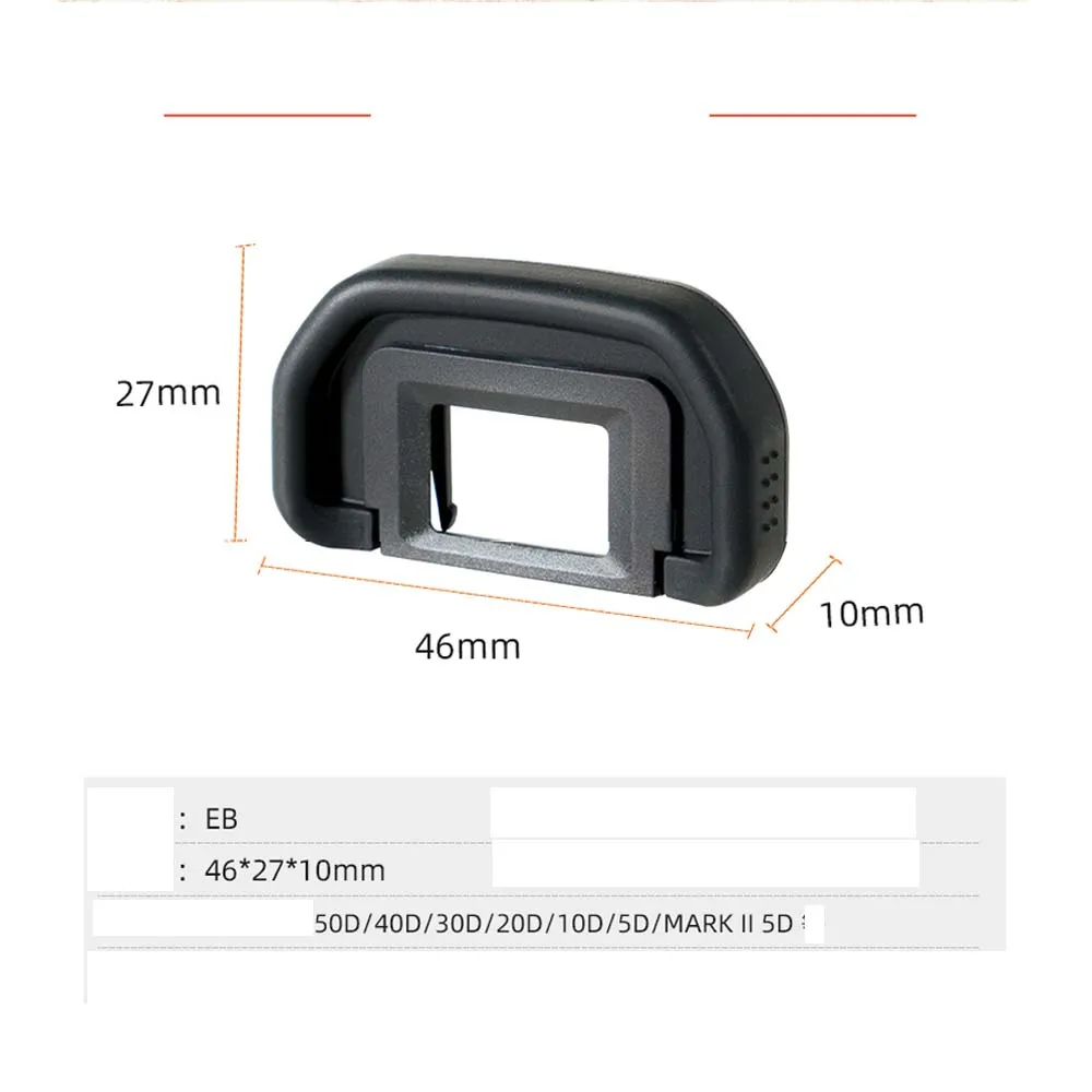 عدسة الكاميرا المطاطية كأس العين العدسة فنجان العين لكانون 30D 50D 40D 6D 70D 60D 80D 5D2 SLR مجموعات الكاميرا الملحقات