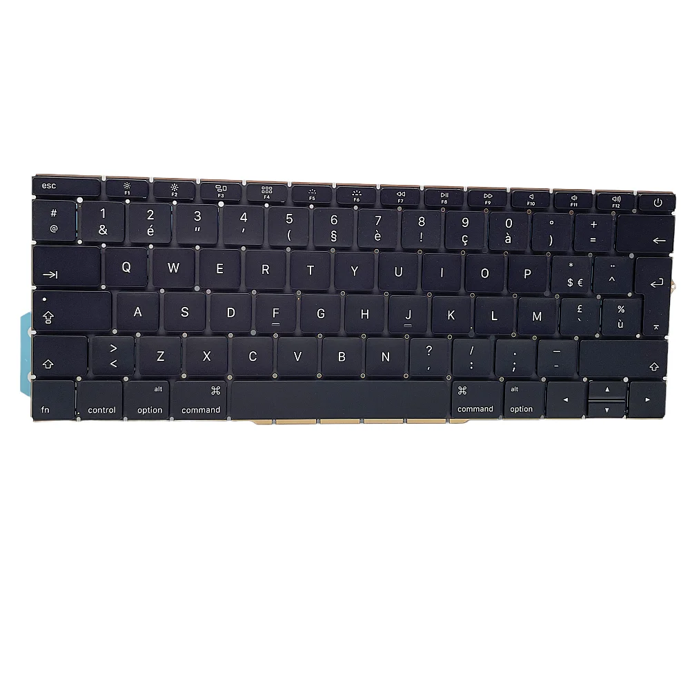 A1708 France French Keyboard for Macbook Pro 13'' A1708 Late 2016 Mid 2017 EMC 2978 3164 Keyboard with backlight