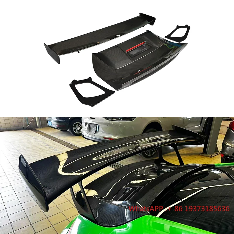 

For PAG 911 2014-2019 991 Car Rear Upgraded GT2 RS Carbon Fiber Spoiler Car Body Kit