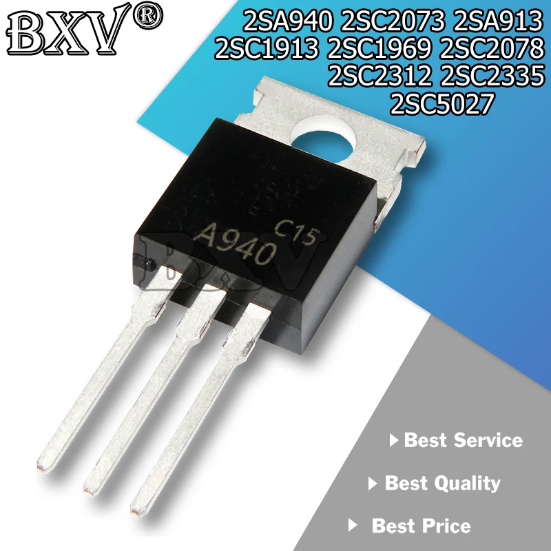 10PCS/LOT TO-220 New And Original    2SA940 2SC2073 2SA913 2SC1913 2SC1969 2SC2078 2SC2312 2SC2335 2SC5027