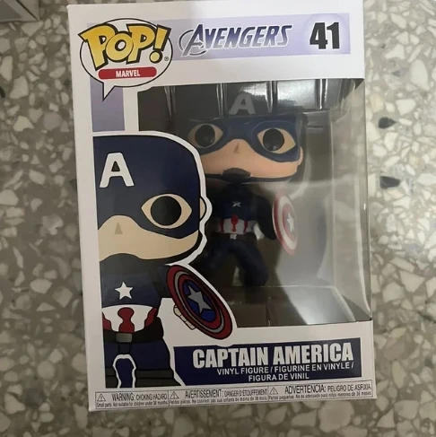 2024 New Arrival FUNKO POP #06 Captain America #06 Exclusive #219 #41 Captain America #481 Action Figure Model Toys for Gifts