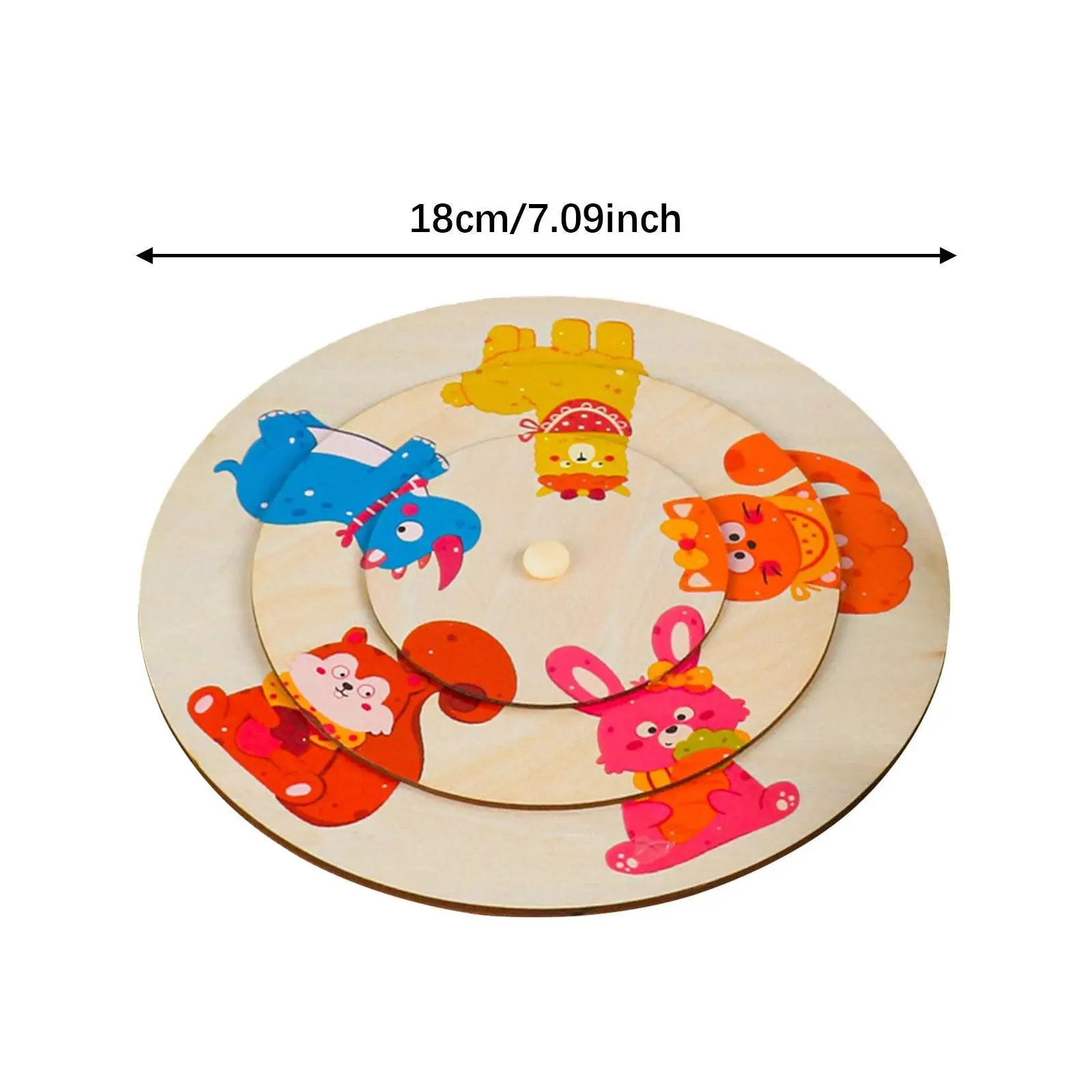 Wooden Matching Puzzles Preschool Learning Activities Educational Toy Color Toy for Toddlers Kids 2-5 Years Old Boys Girls