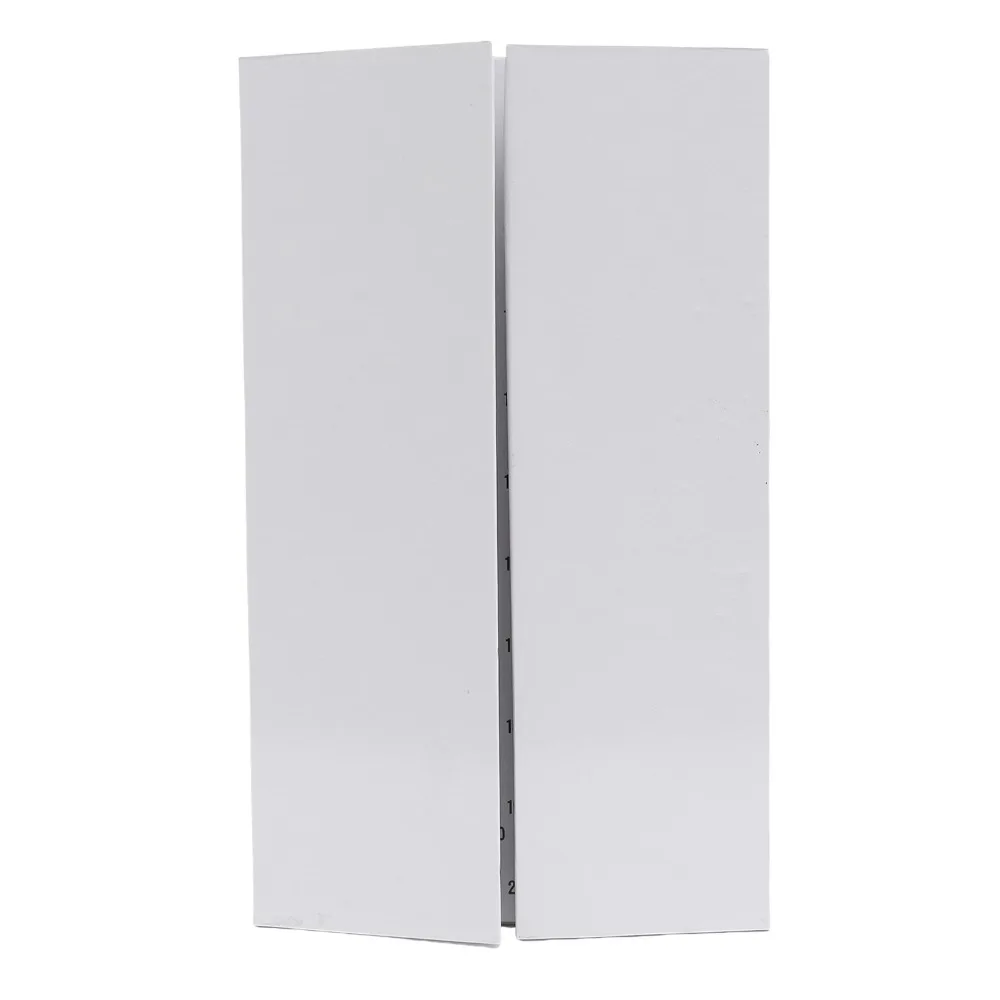 20/30 Places Paper Material Microscope Slide Box Foldable White Glass Slide Storage Tray Flat Plate Shape 20/30 Slides Capacity