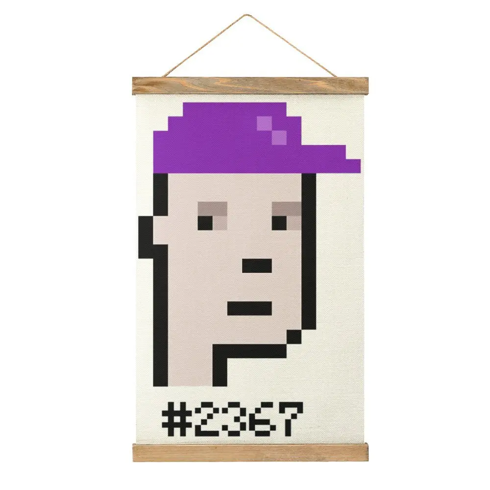 

Creative CryptoPunks 2367 Essential for Sale Canvas Hanging Picture Picture Hanging Humor Graphic Bedroom Picture Style Decora