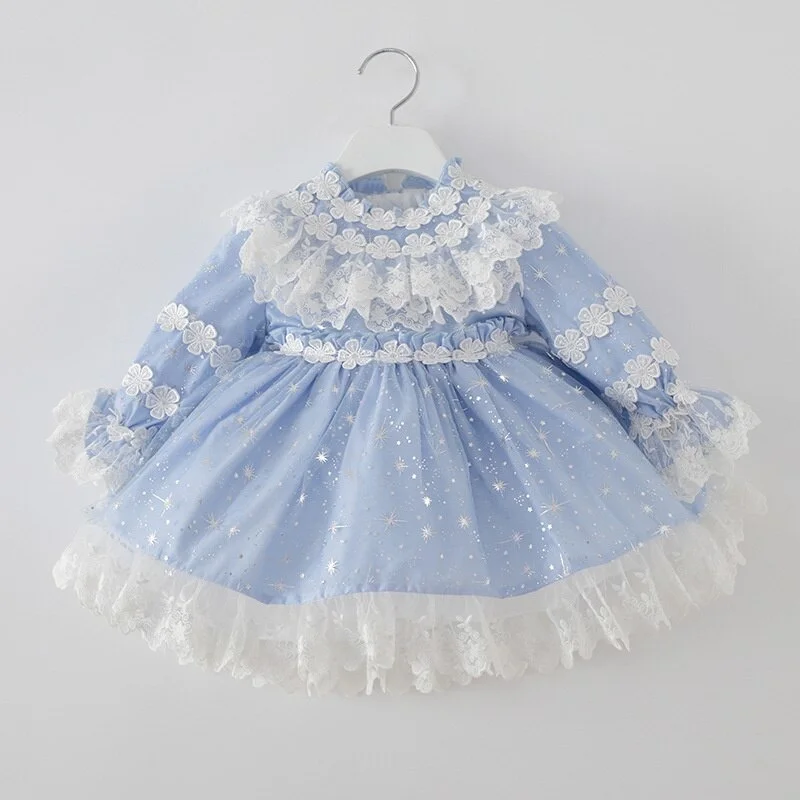 Herbst Mädchen Kleid Kleine und Mittlere kinder Spitze Rock Mädchen Mesh Puffy Rock Lolita Prinzessin Rock