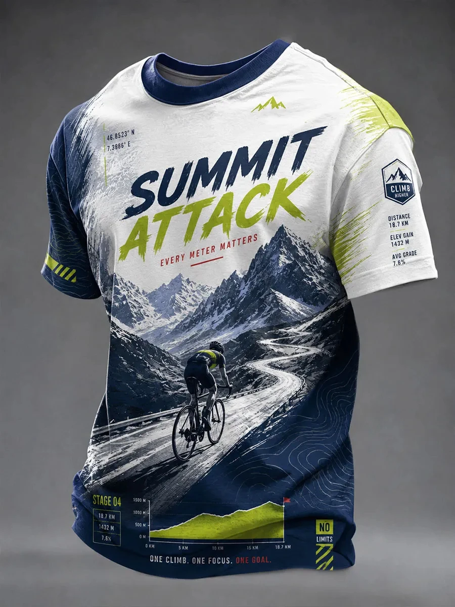 Radsport-T-Shirt im französischen Stil für Herren und Damen, 3D-Druck, lässiges Sport-Oberteil, schnell trocknend, atmungsaktiv, kurzärmelig, für den Sommer im Freien – Detail 6
