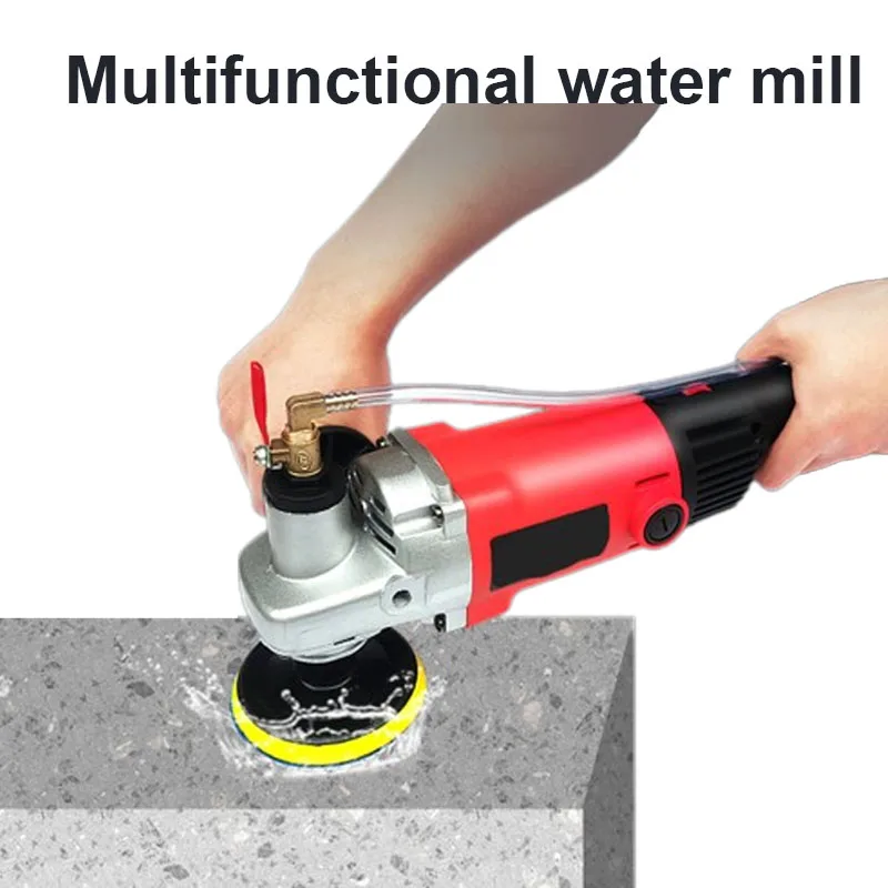 

Water Polishing Machine Stone Polisher Grinder Sander Hand Grinder Water Mill Variable Speed Milling 220V 1400W