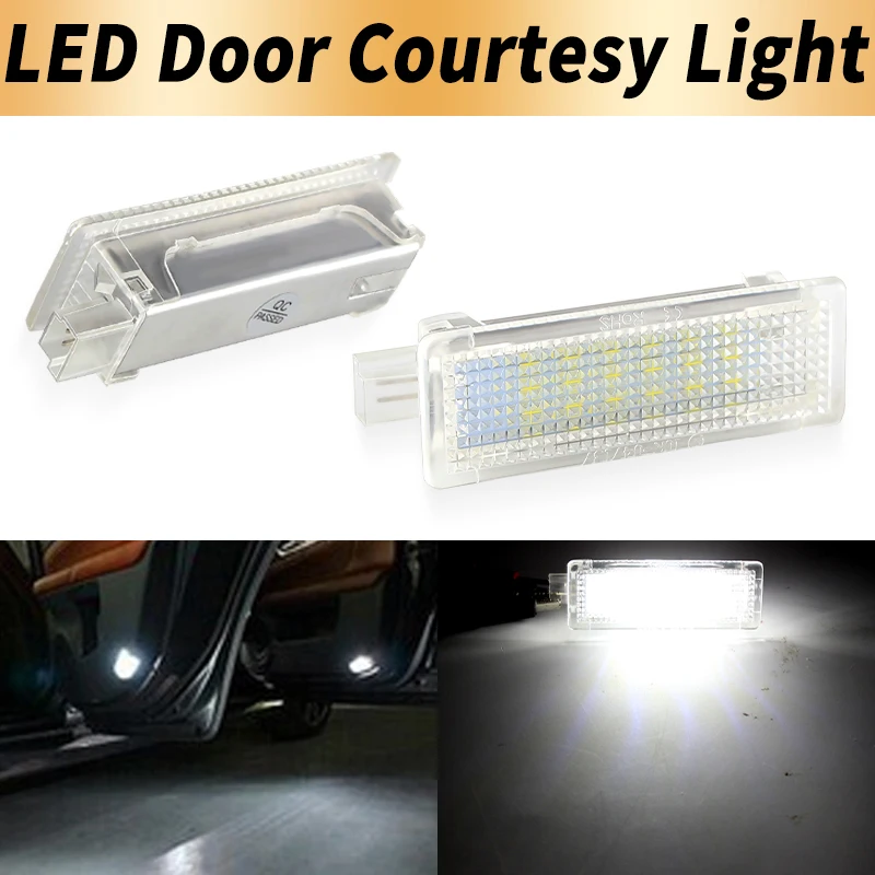 2PCS LED Door Courtesy Lights Canbus ​For BMW E92 E93 07-12 E90 08-12 F30 F31 12- F80 M3 15- F32 F33 13-up F36 F82 F83 M4 14-up