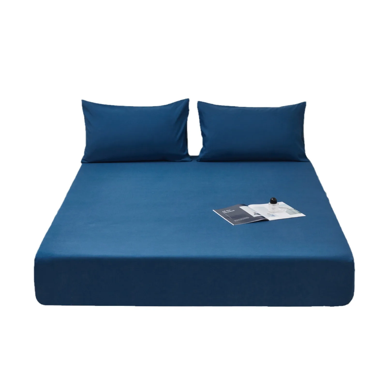 

Waterproof Mattress Protector Fitted Sheet Multi-Color & Sizes Solid Color Bed Cover Machine Washable Queen King Standard Sizes