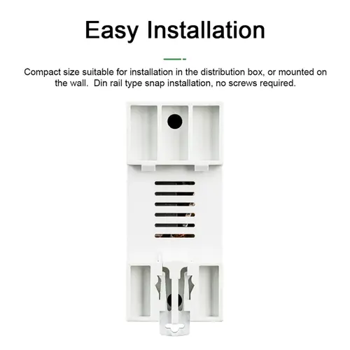 Tuya ZigBee Intelligent Automatic Reclosing Protector Multifunctional Current Voltage Meter LCD Display Switch Power Meter - Image 4